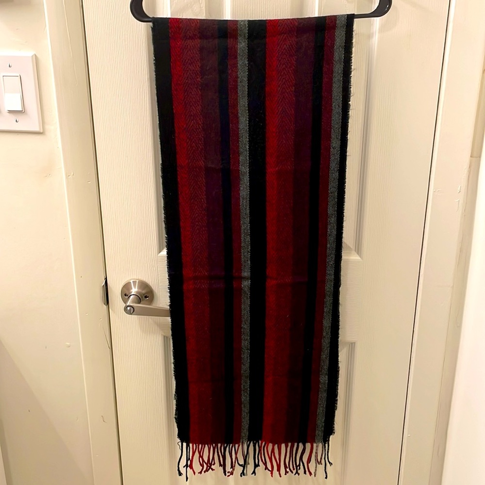Black and Red Scarf